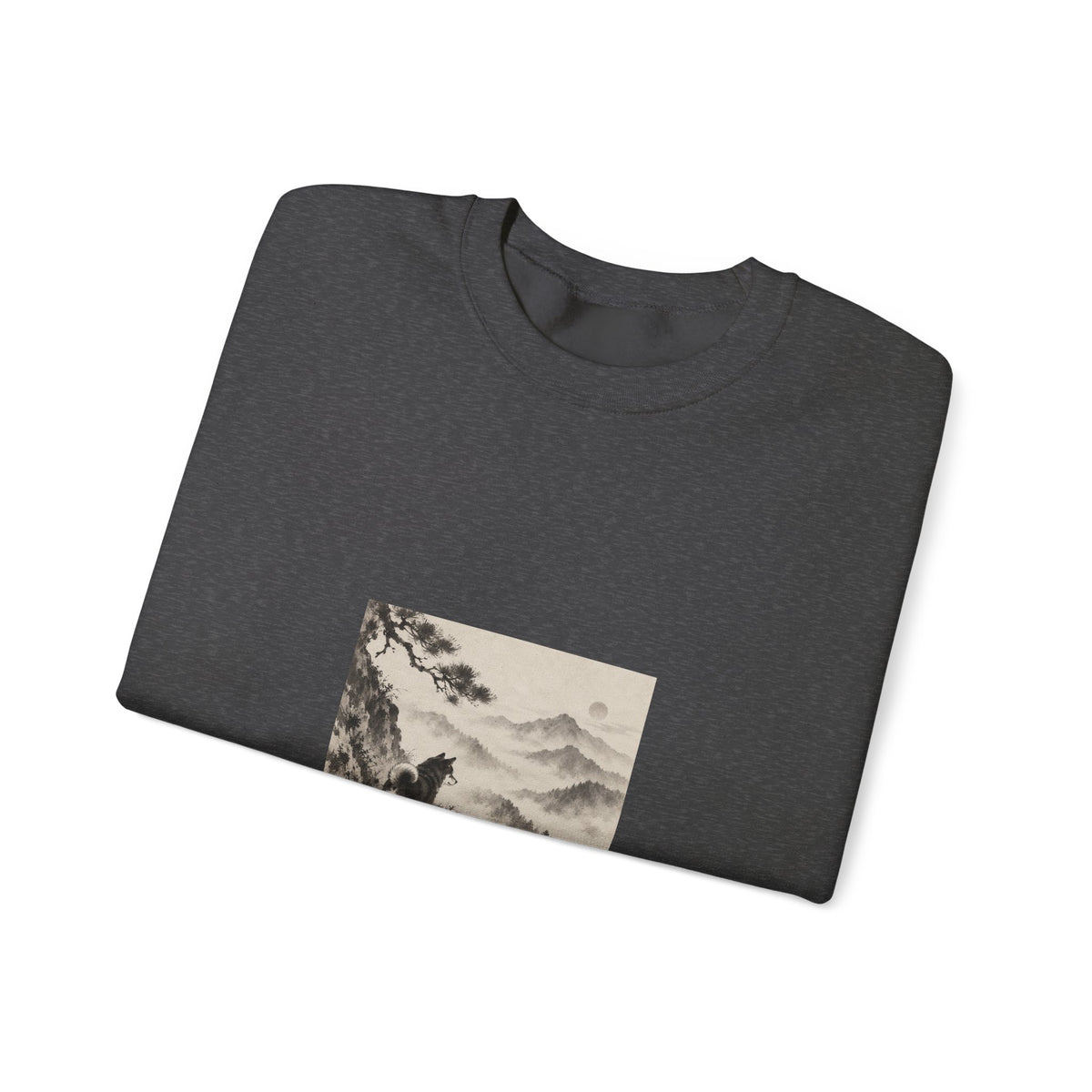 Kiriji | Shiba Inu Sumi-e Crewneck Sweatshirt