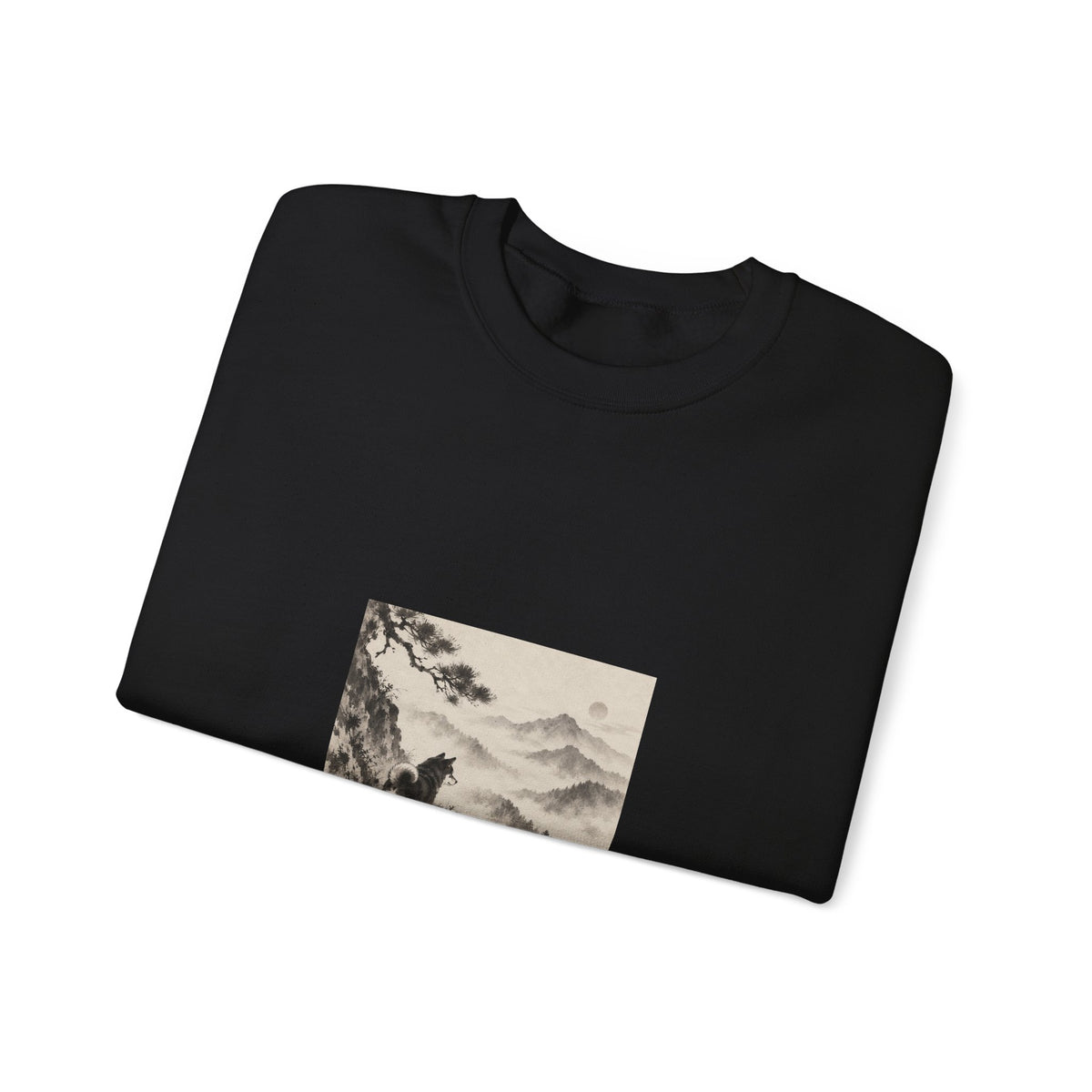 Kiriji | Shiba Inu Sumi-e Crewneck Sweatshirt