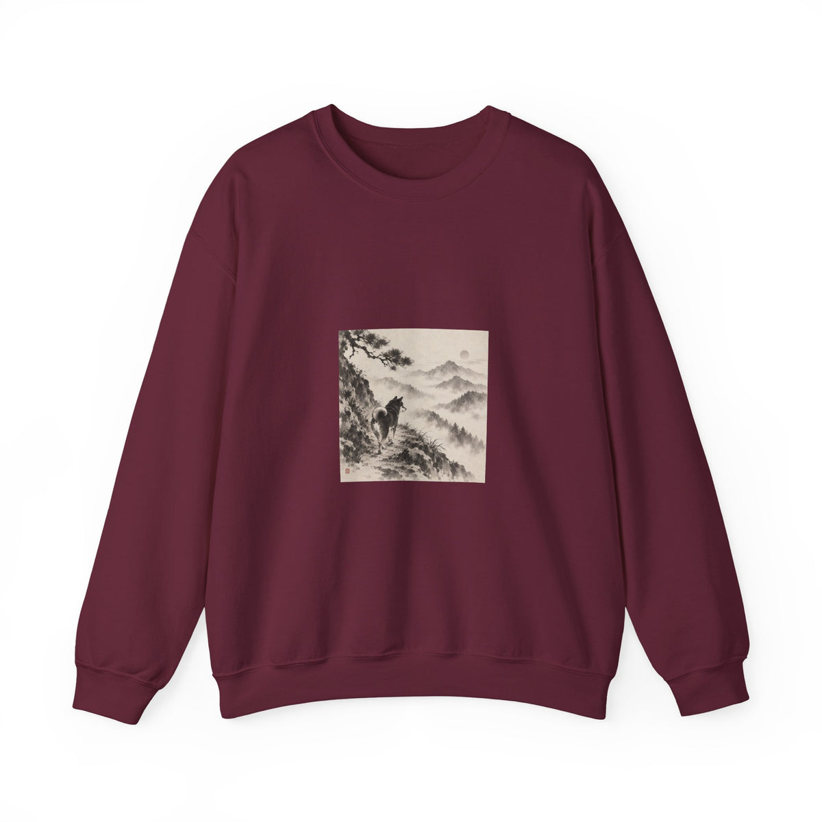 Kiriji | Shiba Inu Sumi-e Crewneck Sweatshirt