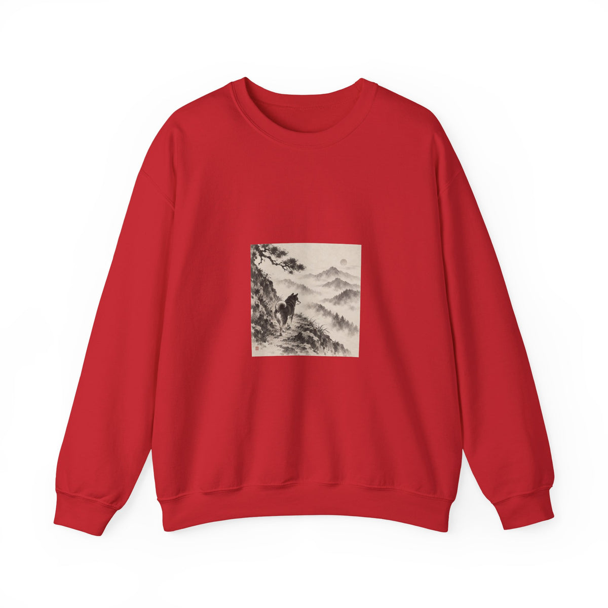 Kiriji | Shiba Inu Sumi-e Crewneck Sweatshirt