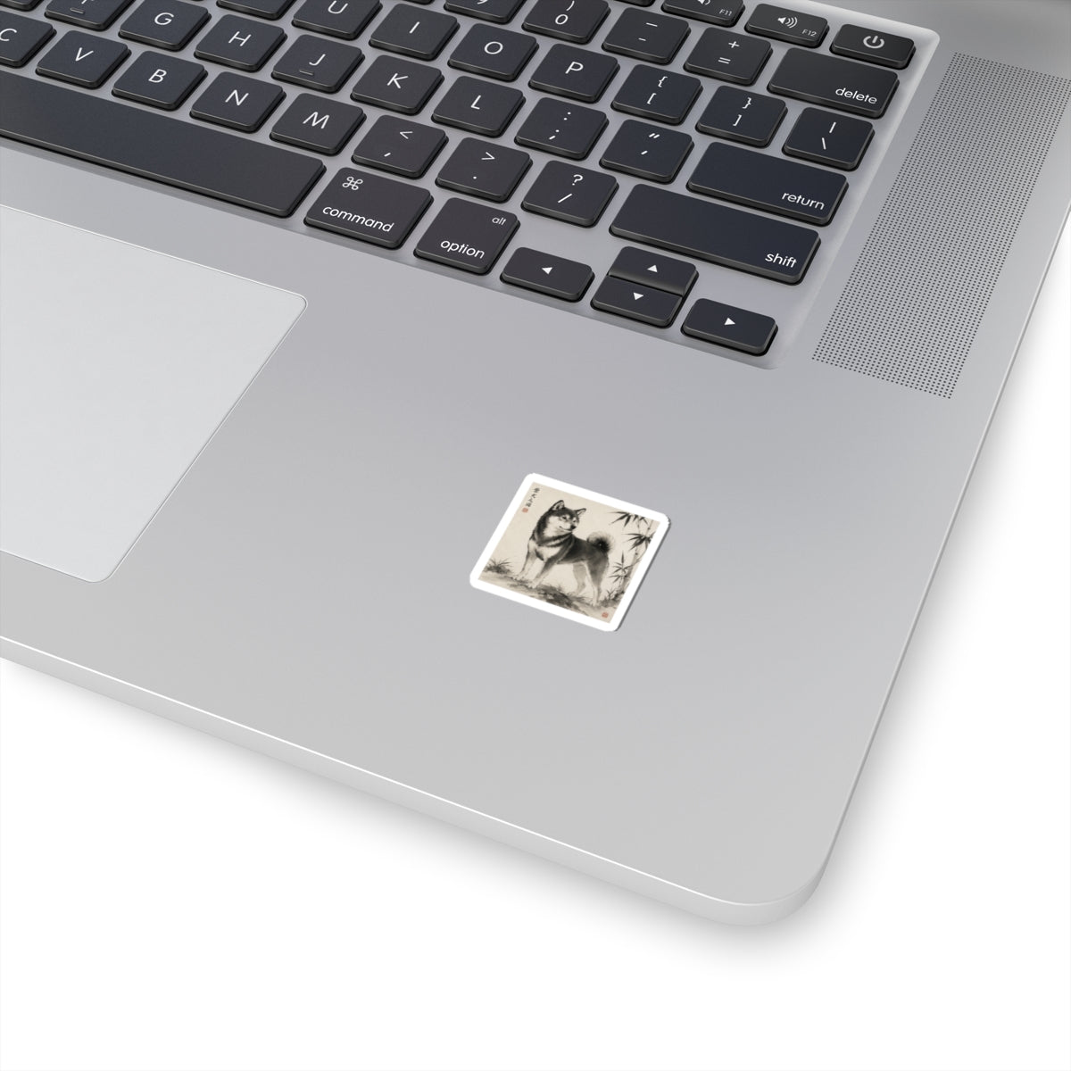 Shiba Inu Sumi-e Sticker
