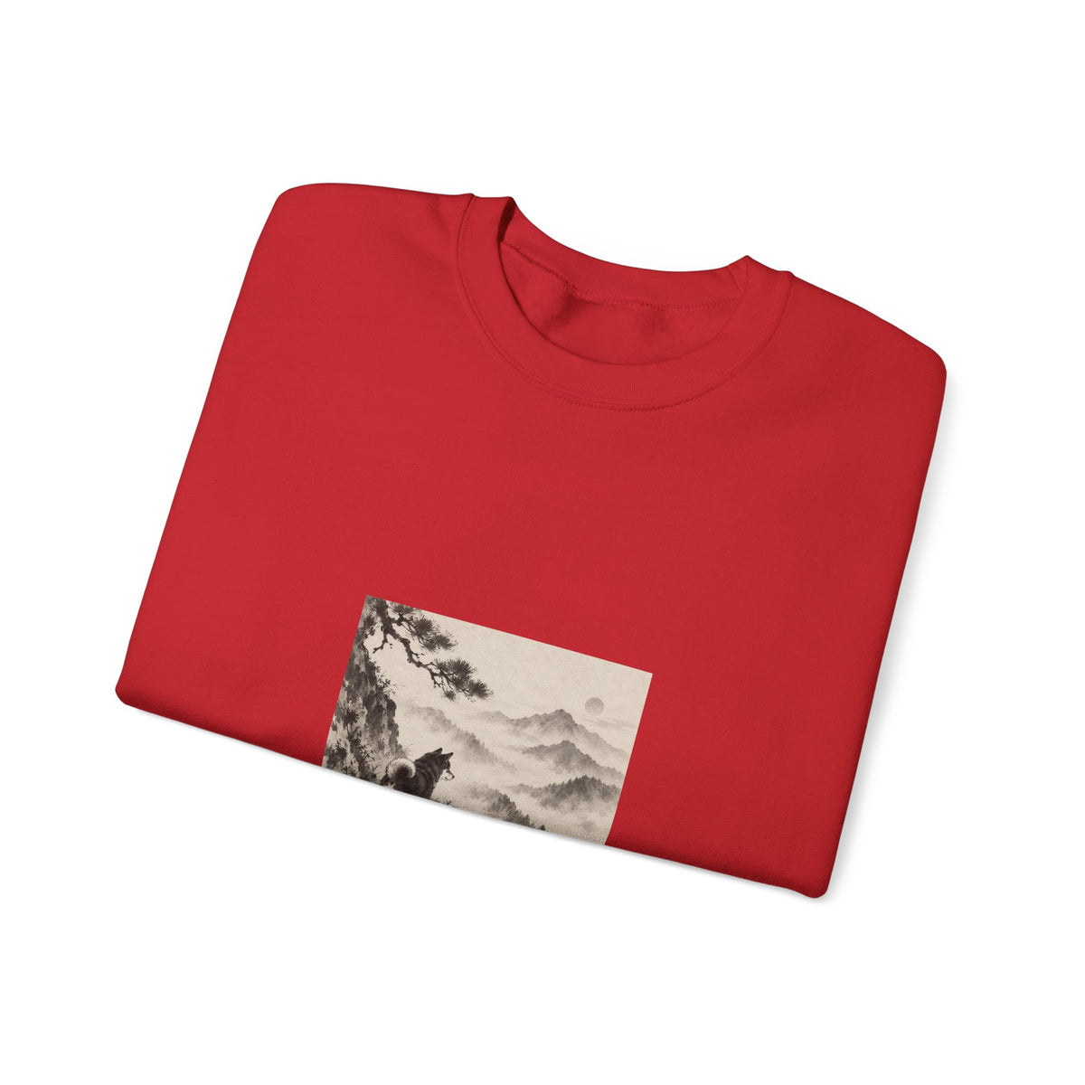 Kiriji | Shiba Inu Sumi-e Crewneck Sweatshirt