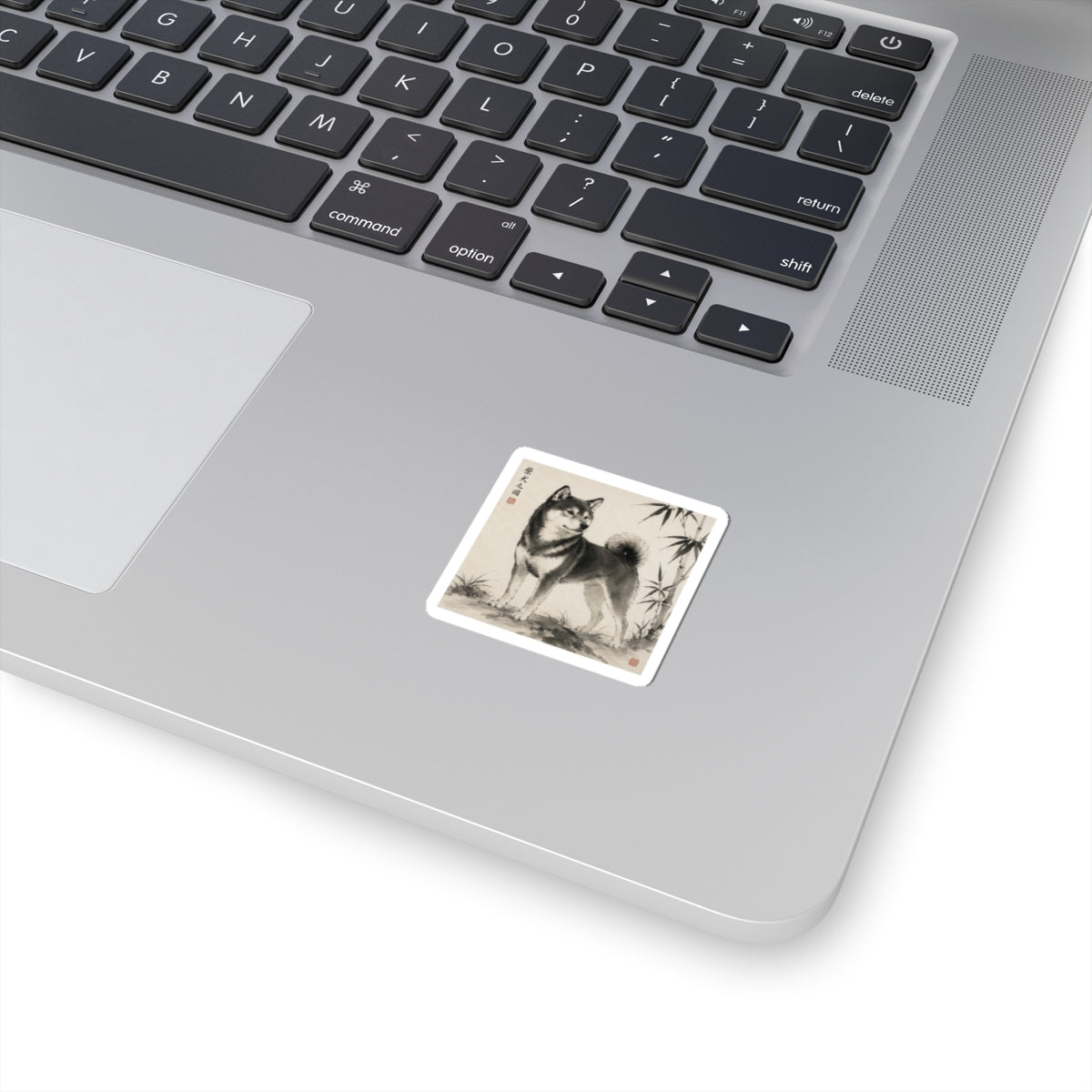 Shiba Inu Sumi-e Sticker