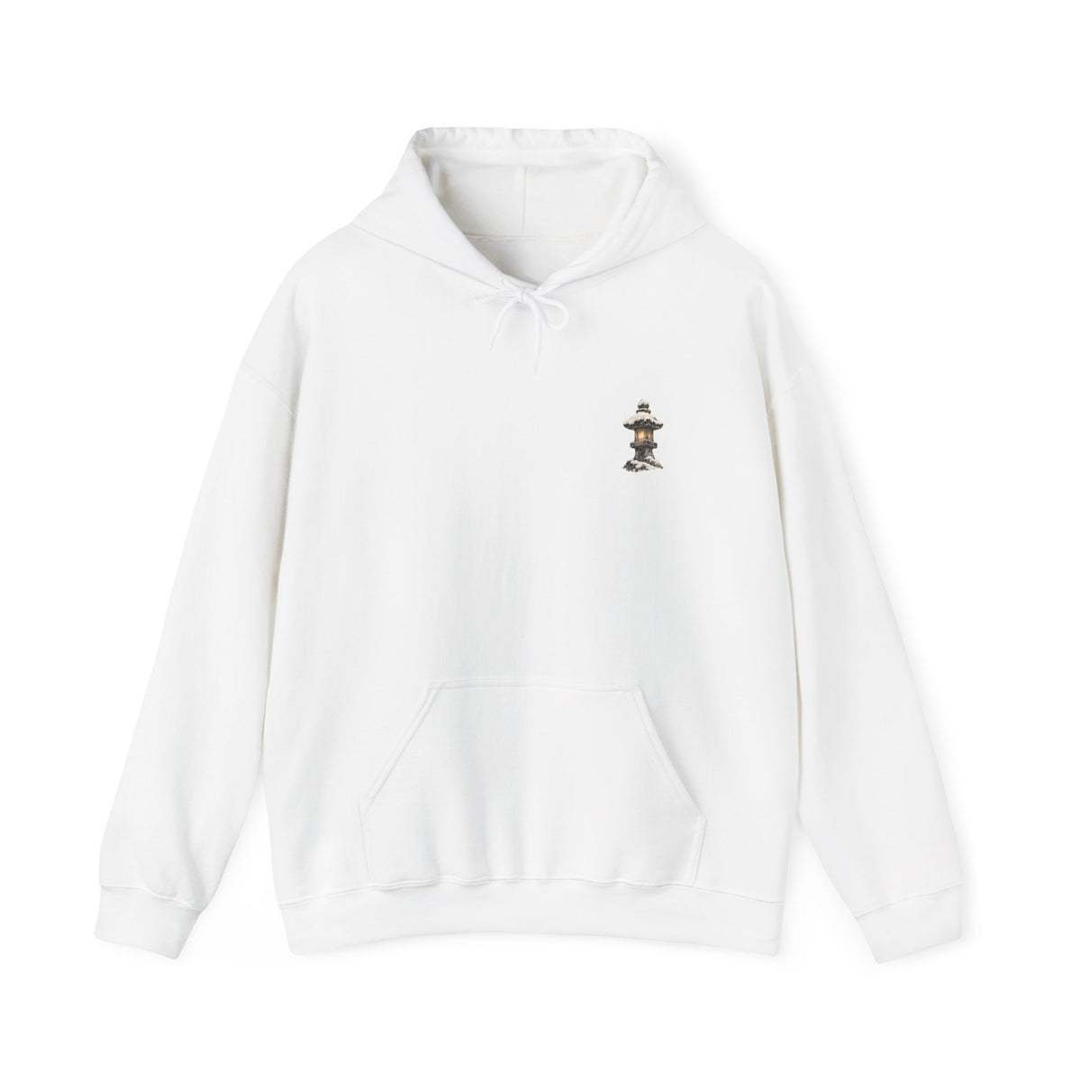 Snow Lantern | Shiba Inu Sumi-e Art Hoodie