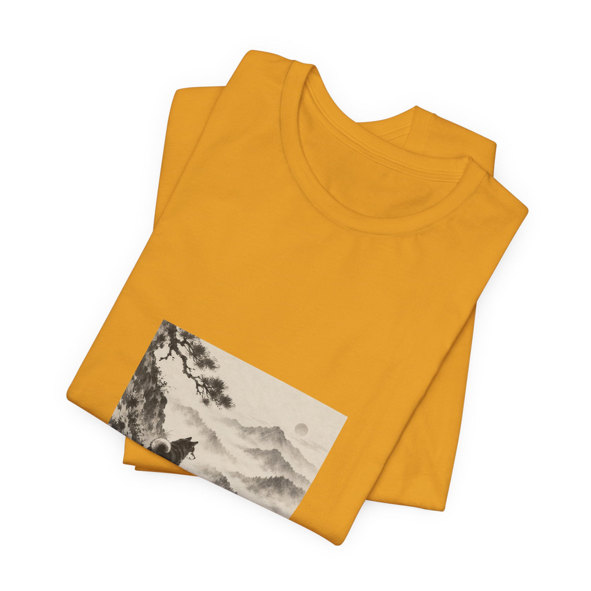 Misty Road | Shiba Inu Sumi-e T-shirt