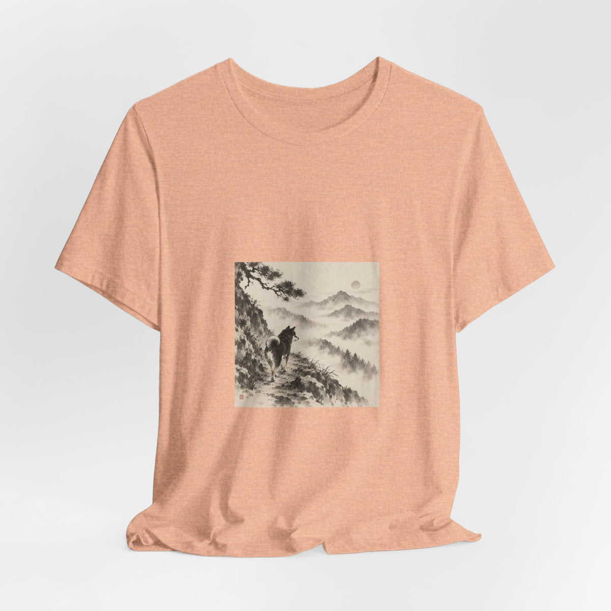 Misty Road | Shiba Inu Sumi-e T-shirt