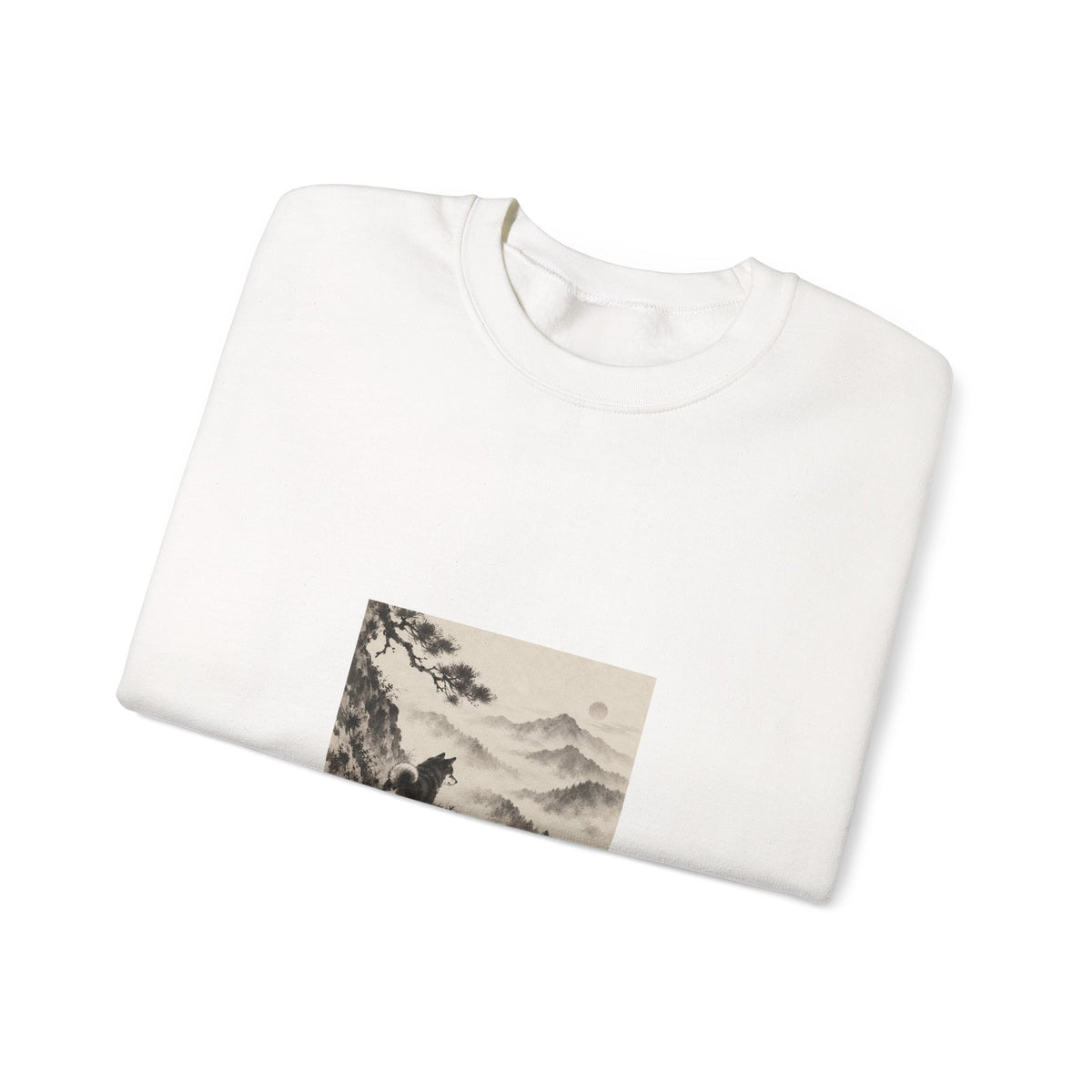 Kiriji | Shiba Inu Sumi-e Crewneck Sweatshirt