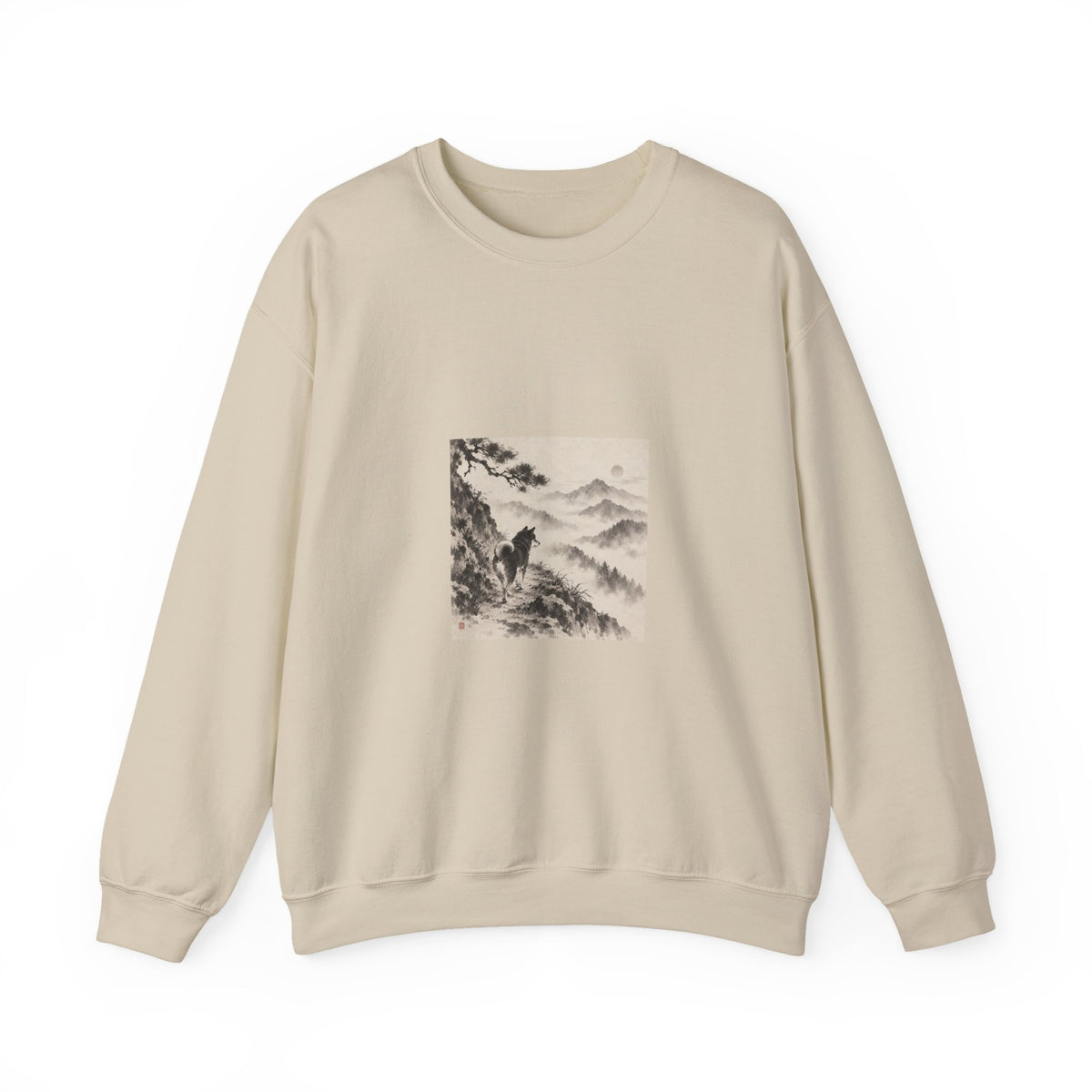 Kiriji | Shiba Inu Sumi-e Crewneck Sweatshirt