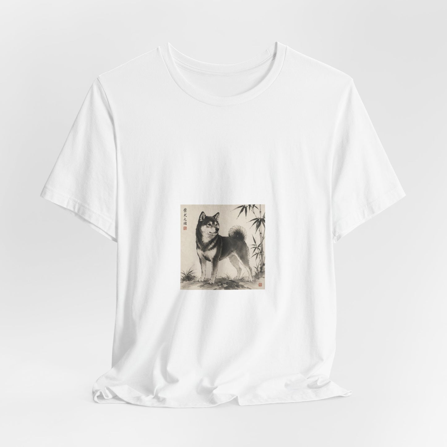 Camiseta Shiba Inu Sumi-e