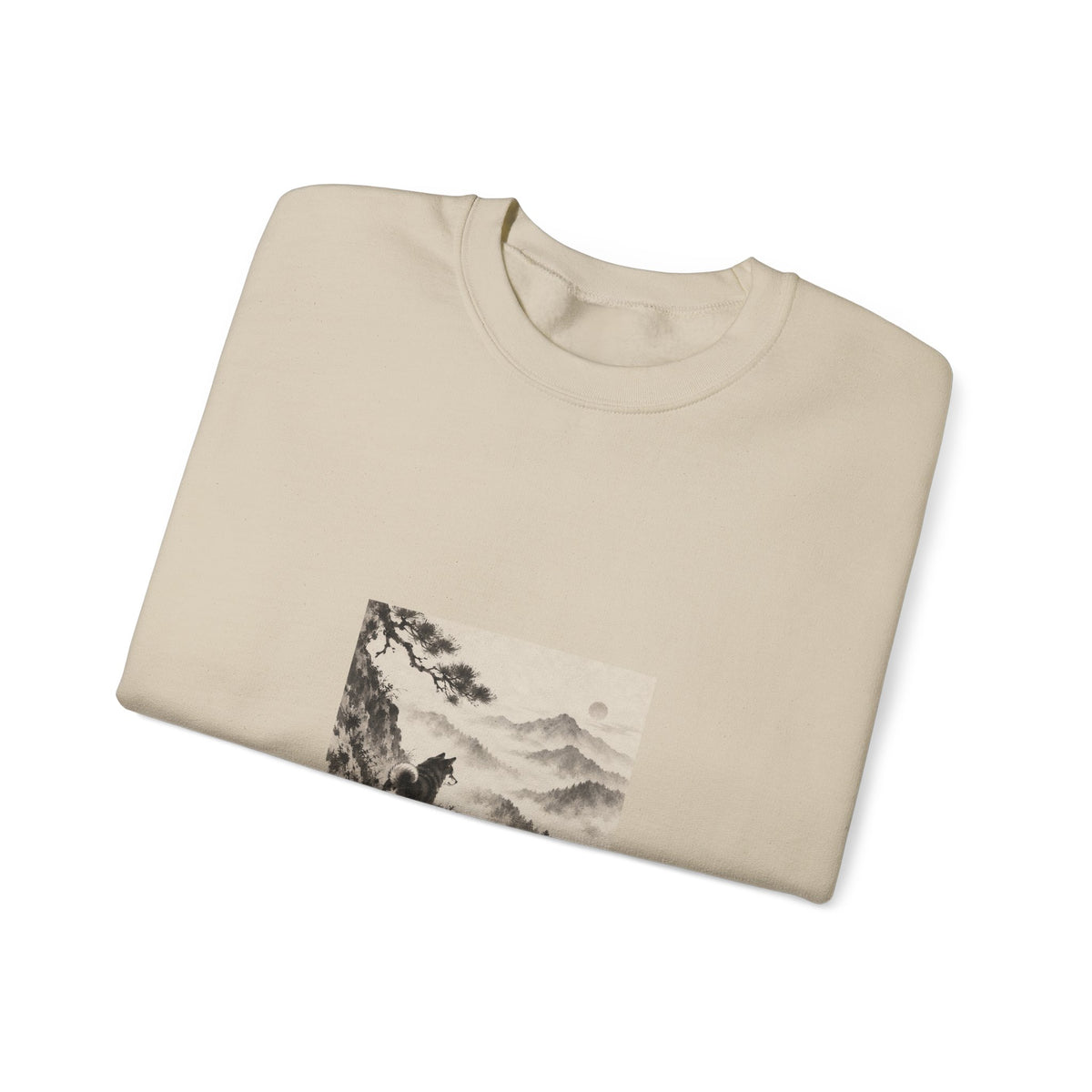 Kiriji | Shiba Inu Sumi-e Crewneck Sweatshirt