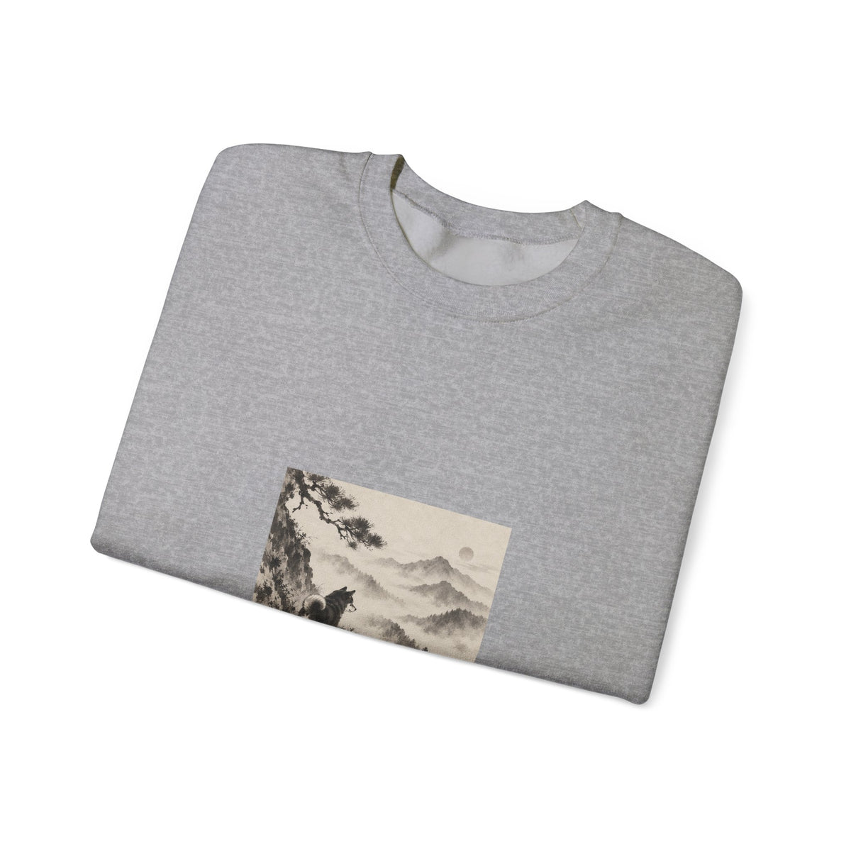 Kiriji | Shiba Inu Sumi-e Crewneck Sweatshirt