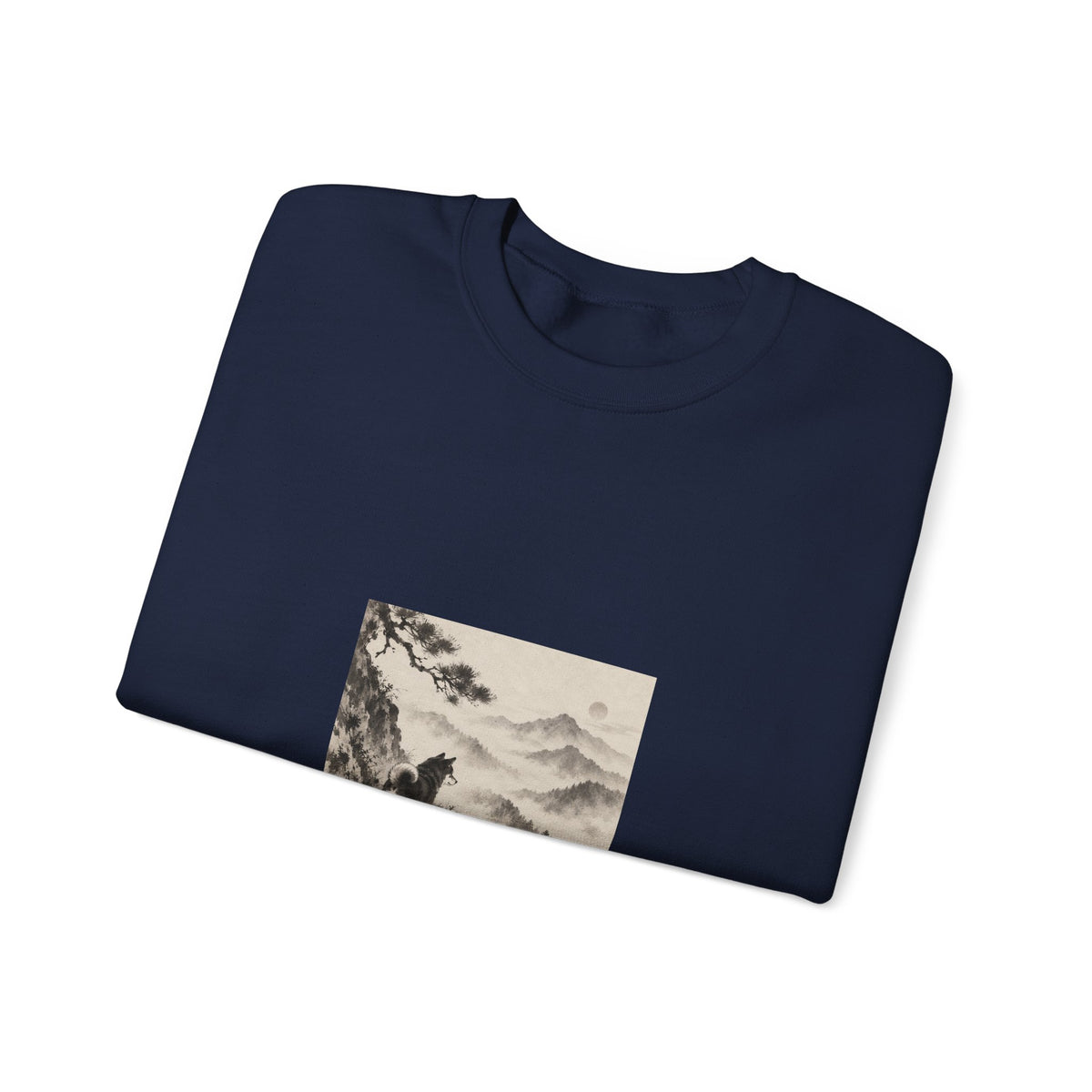 Kiriji | Shiba Inu Sumi-e Crewneck Sweatshirt
