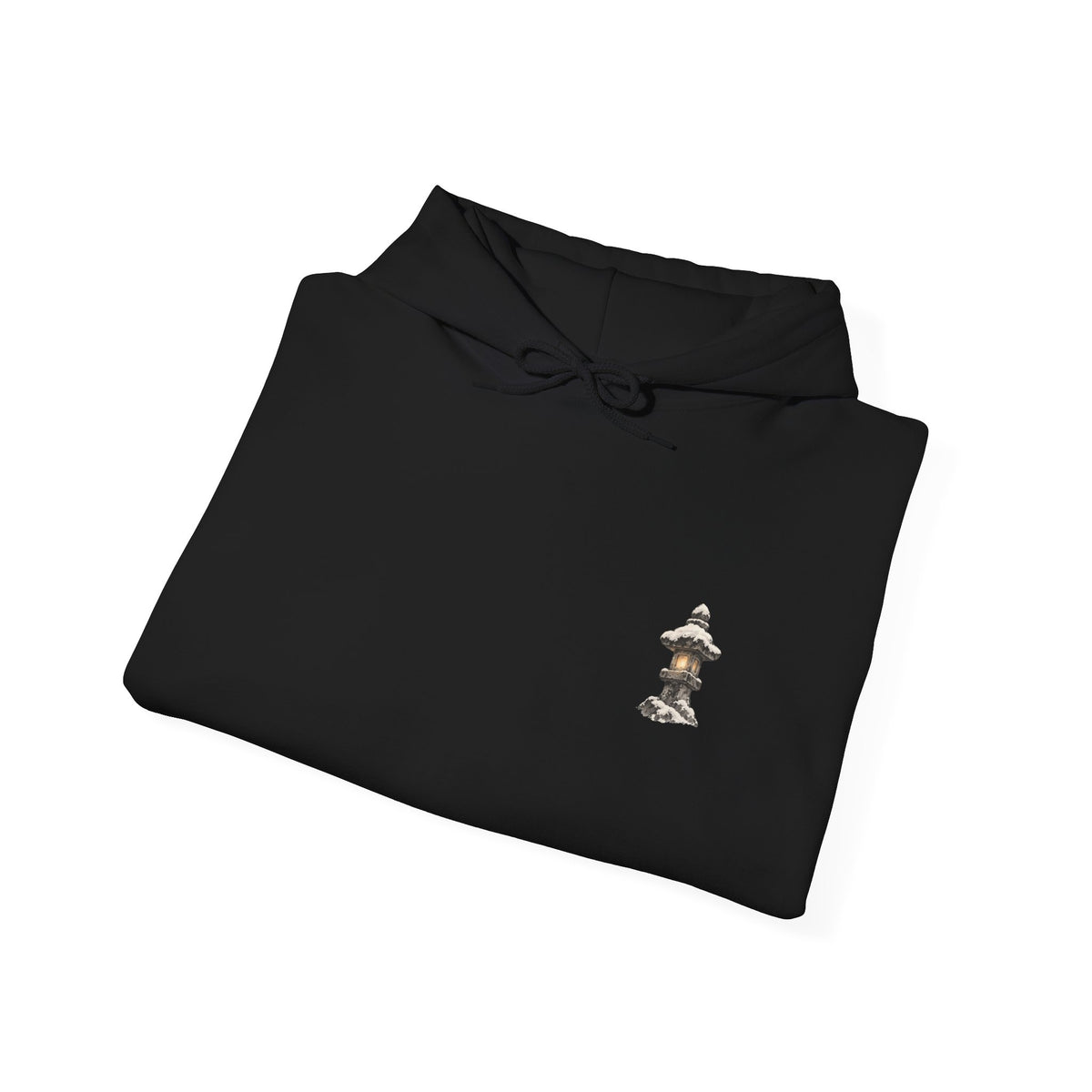 Snow Lantern | Shiba Inu Sumi-e Art Hoodie
