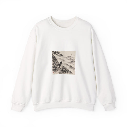 Kiriji | Shiba Inu Sumi-e Crewneck Sweatshirt