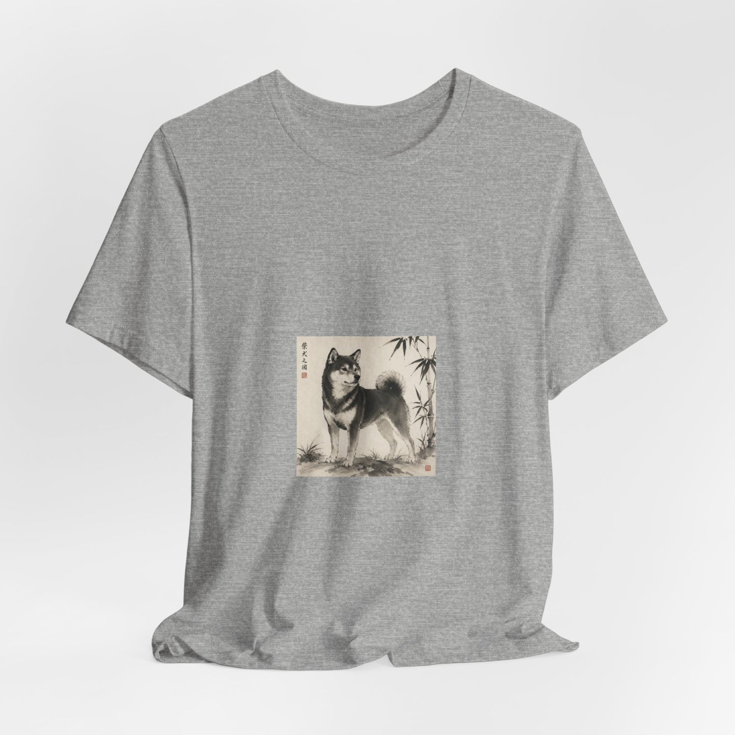 Camiseta Shiba Inu Sumi-e