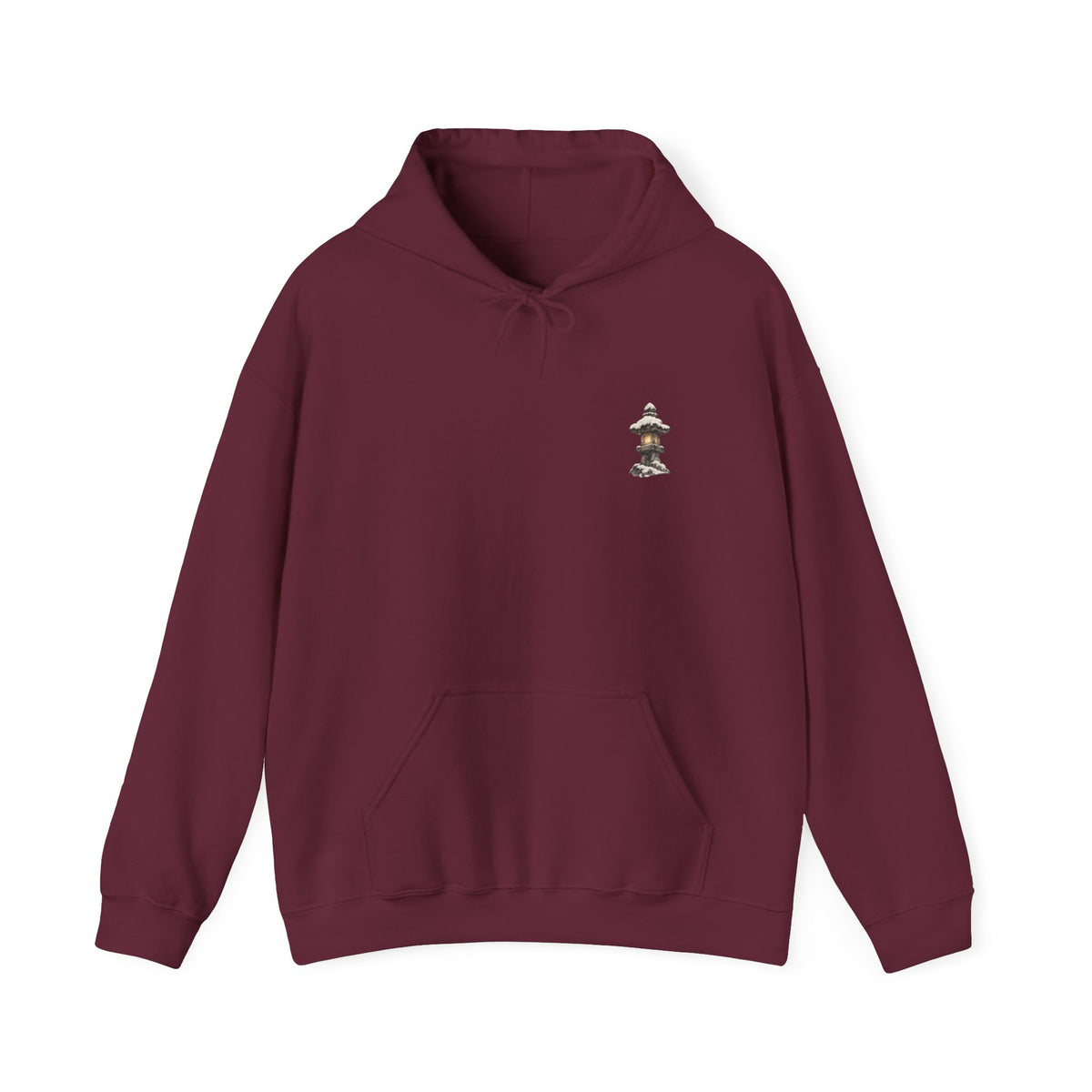 Snow Lantern | Shiba Inu Sumi-e Art Hoodie