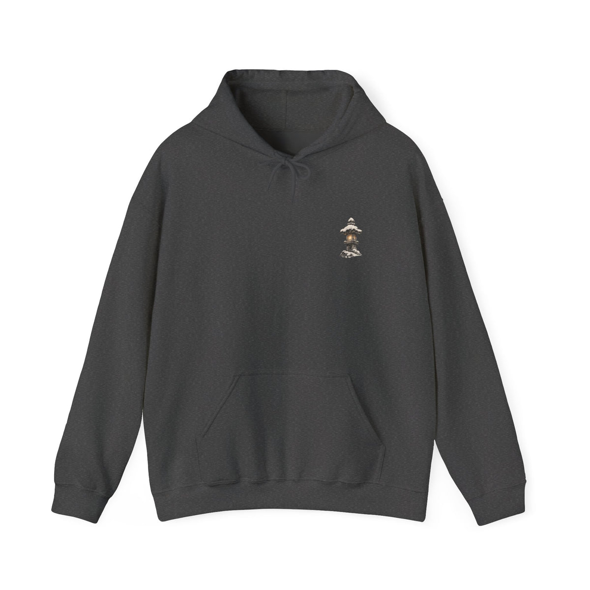 Snow Lantern | Shiba Inu Sumi-e Art Hoodie