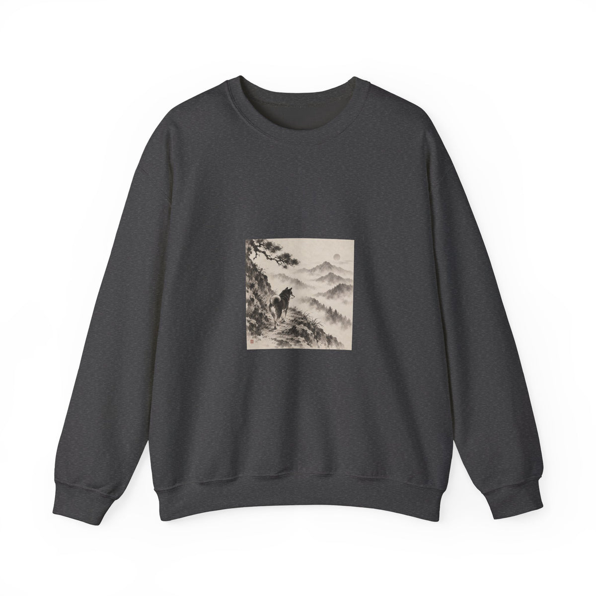 Kiriji | Shiba Inu Sumi-e Crewneck Sweatshirt