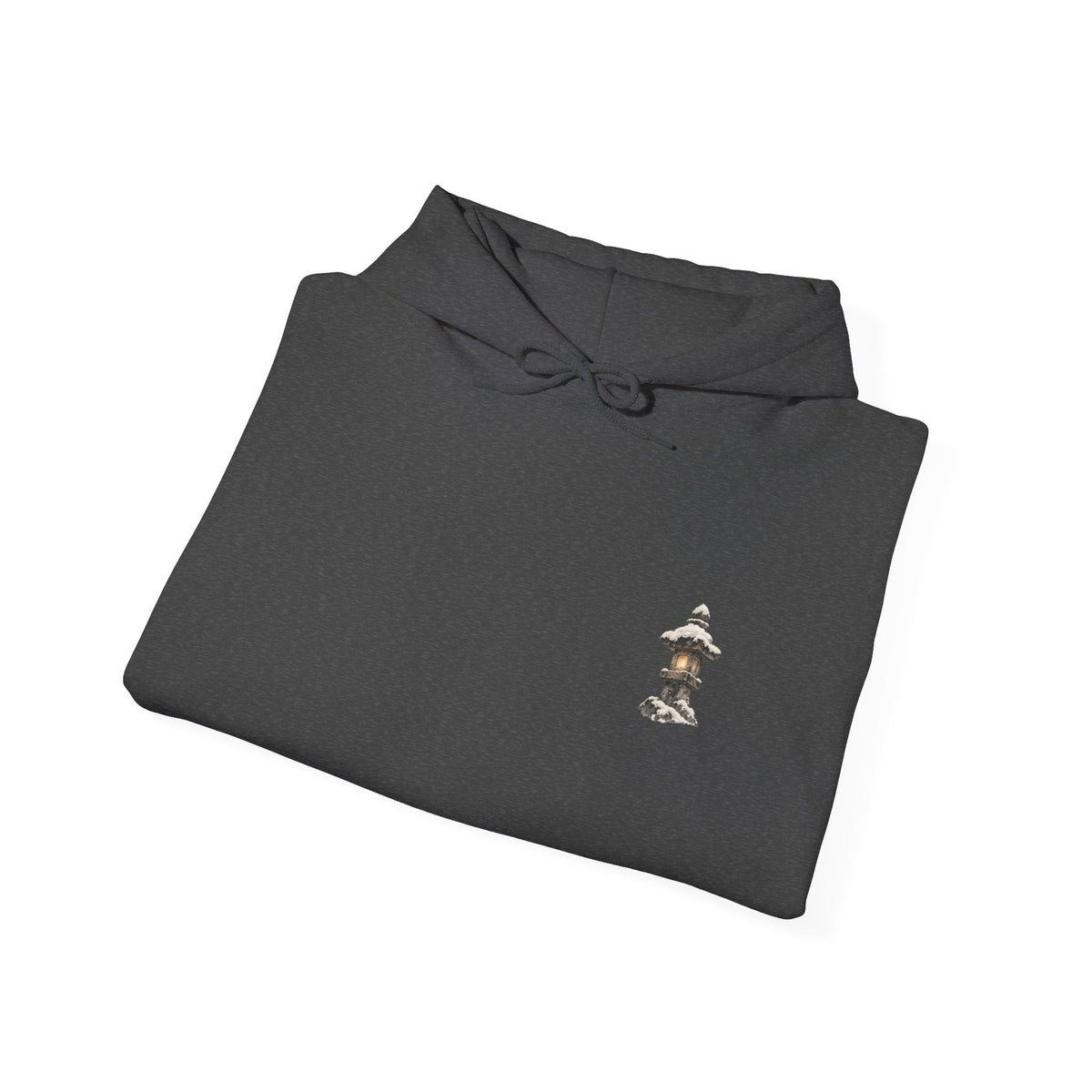 Snow Lantern | Shiba Inu Sumi-e Art Hoodie