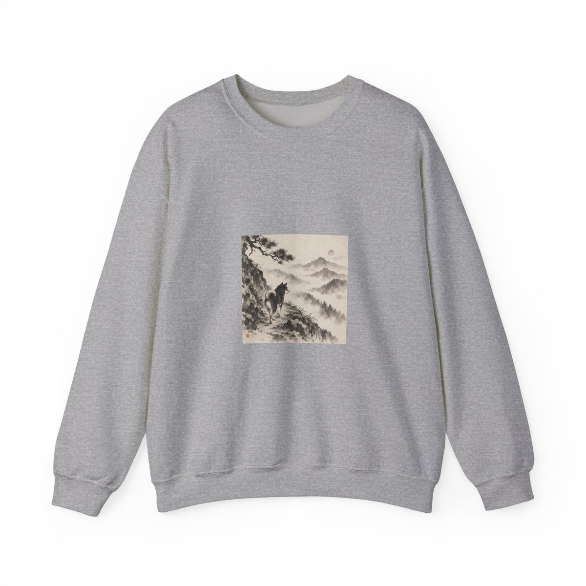 Kiriji | Shiba Inu Sumi-e Crewneck Sweatshirt