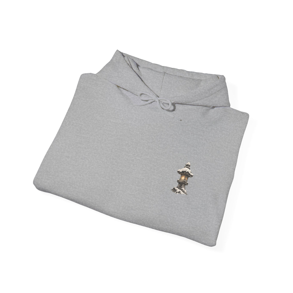 Snow Lantern | Shiba Inu Sumi-e Art Hoodie