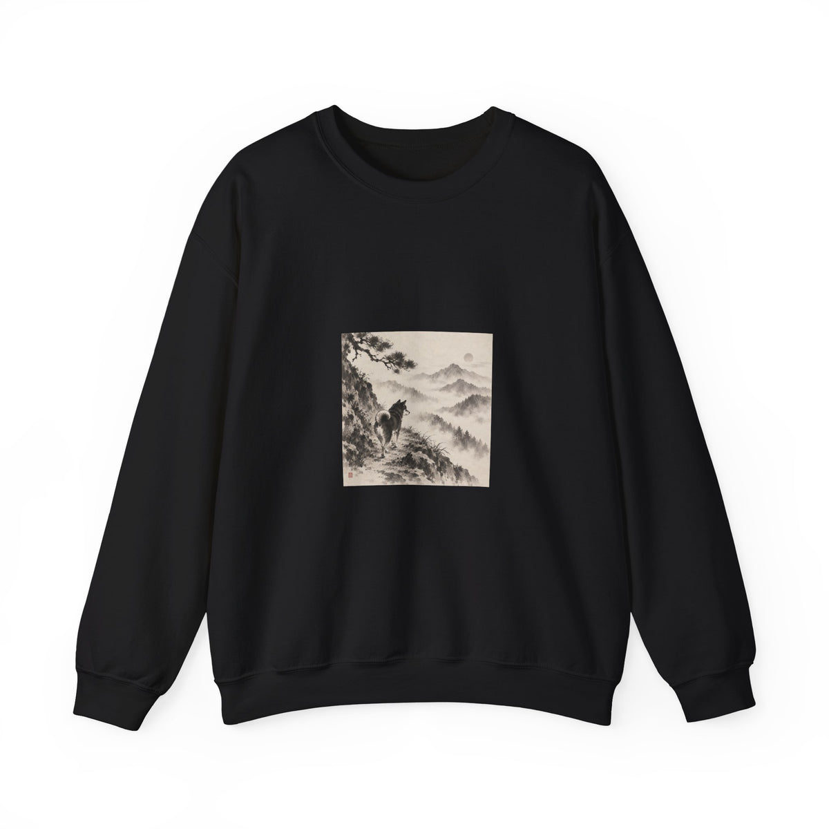 Kiriji | Shiba Inu Sumi-e Crewneck Sweatshirt