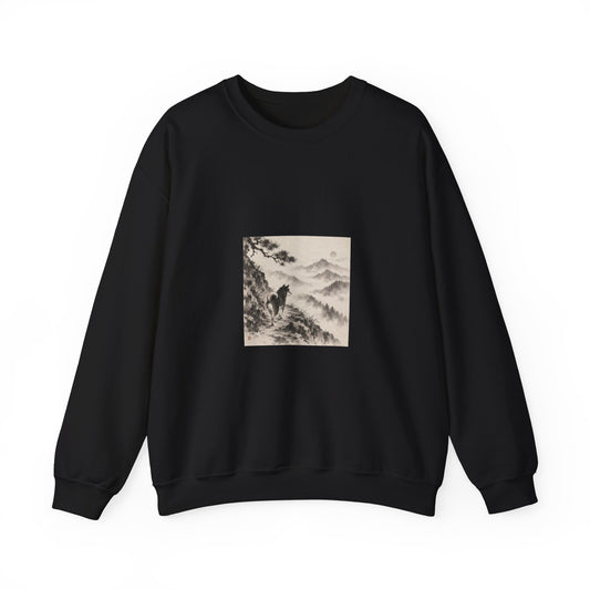Kiriji | Shiba Inu Sumi-e Crewneck Sweatshirt
