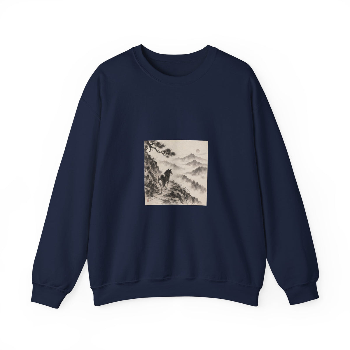 Kiriji | Shiba Inu Sumi-e Crewneck Sweatshirt