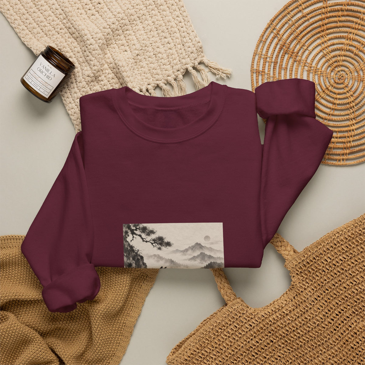 Kiriji | Shiba Inu Sumi-e Crewneck Sweatshirt